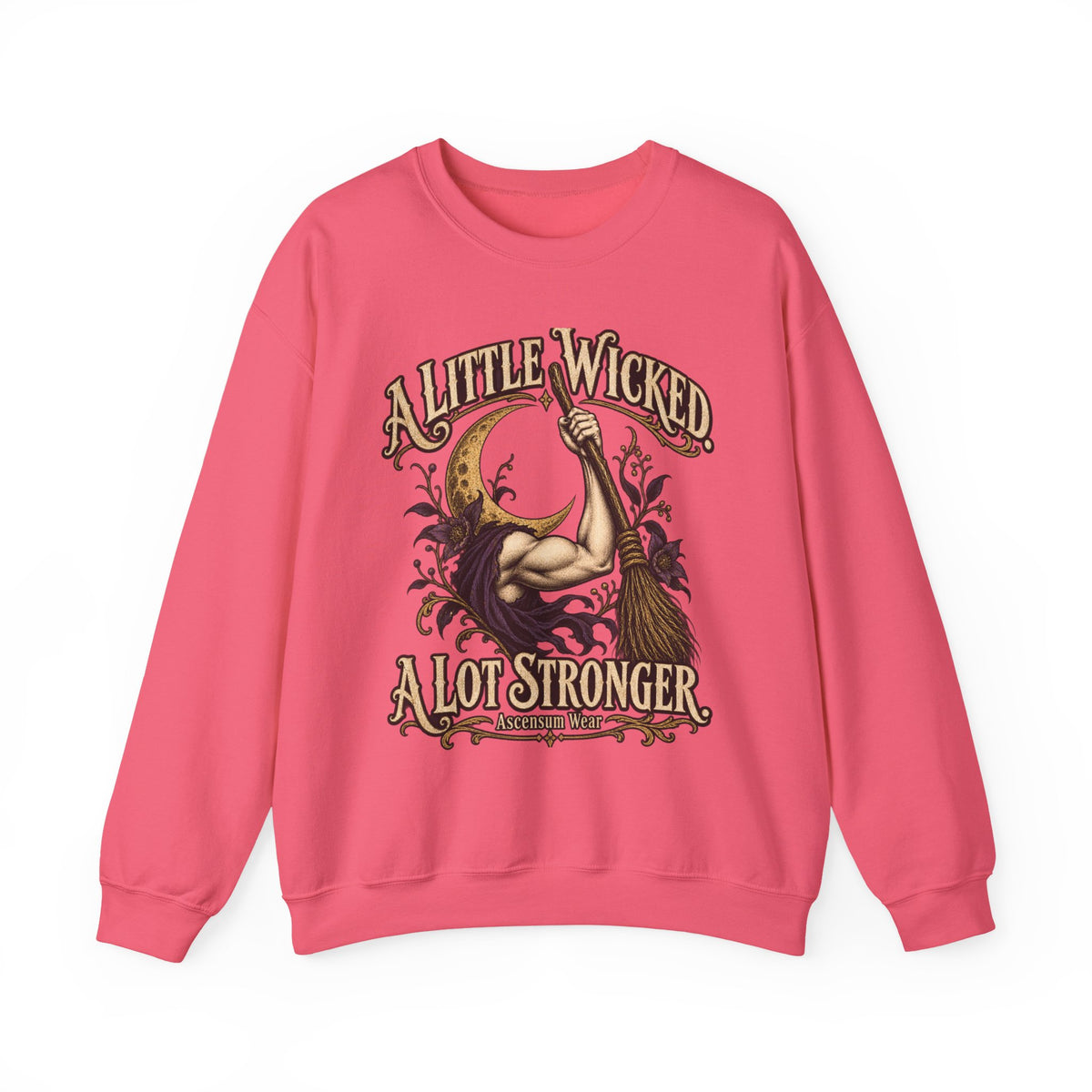A Little Wicked A Lot Stronger — Halloween Unisex Crewneck Sweatshirt | Ascensum Wear