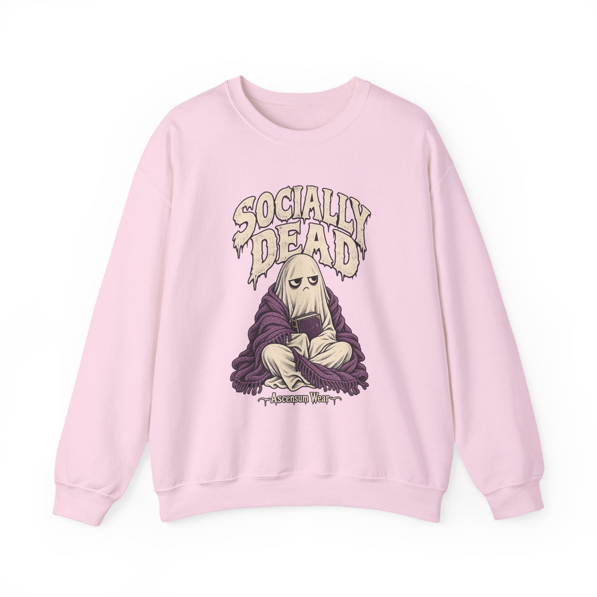 Socially Dead — Halloween Unisex Crewneck | Ascensum Wear