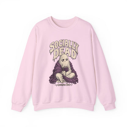 Socially Dead — Halloween Unisex Crewneck | Ascensum Wear