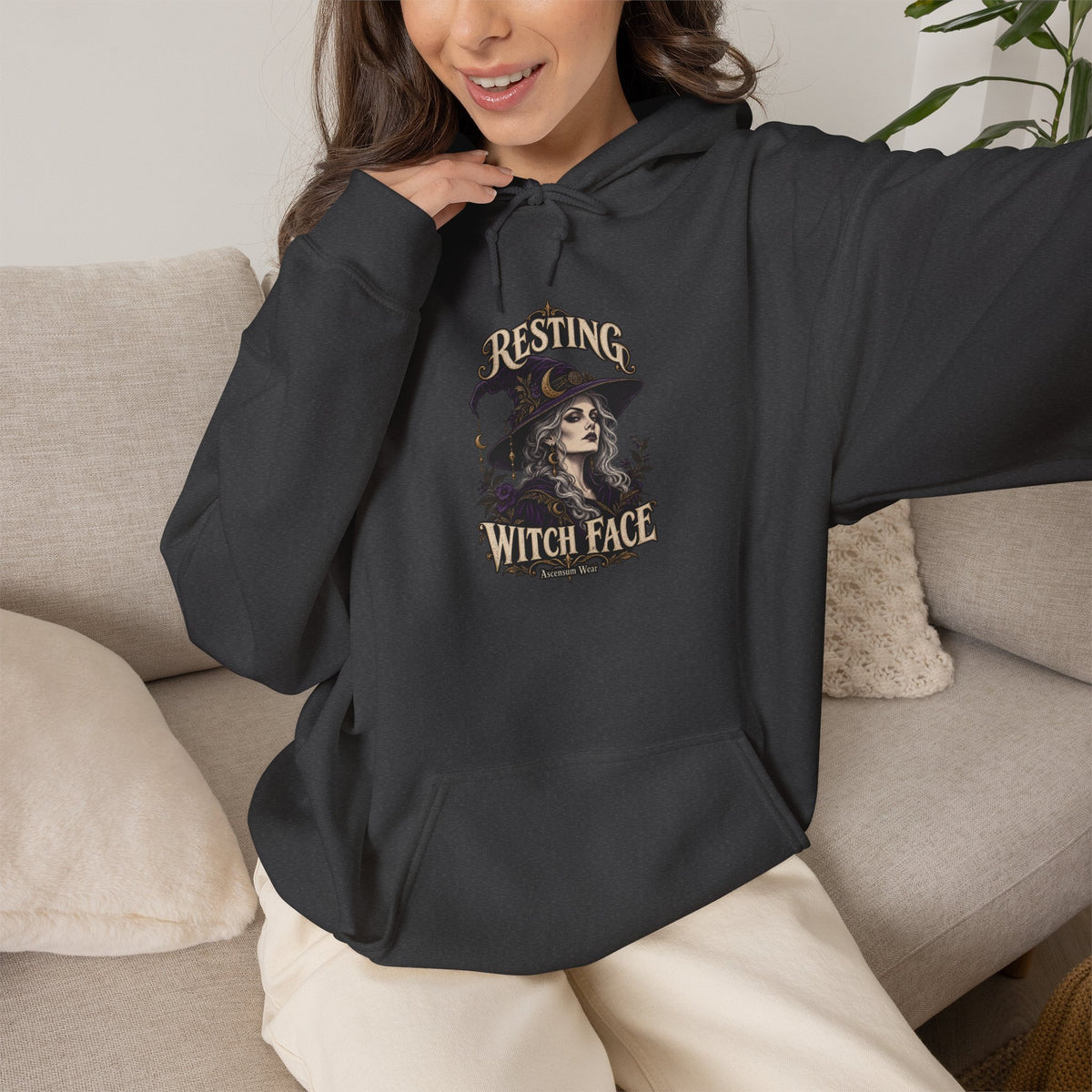 Resting Witch Face — Halloween Unisex Hoodie | Ascensum Wear