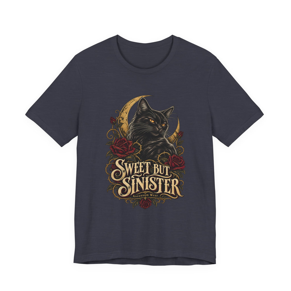 Sweet But Sinister — Black Cat Halloween Tee | Ascensum Wear