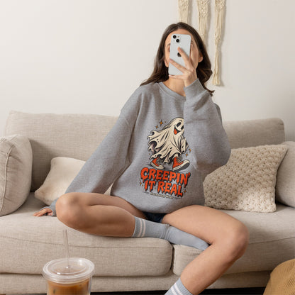Creepin' It Real — Halloween Unisex Crewneck | Ascensum Wear
