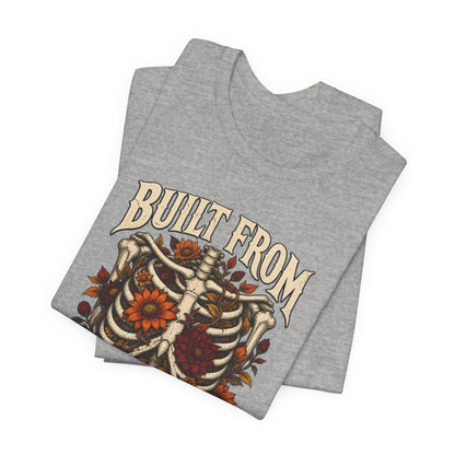 Bullet From Bad Days — Skeleton Flowers Halloween Tee | Ascensum Wear