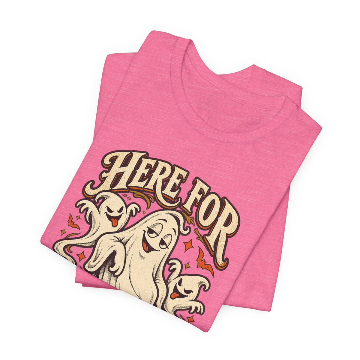 Here for the Boos — Vintage Ghost Trio Unisex Tee | Ascensum Wear