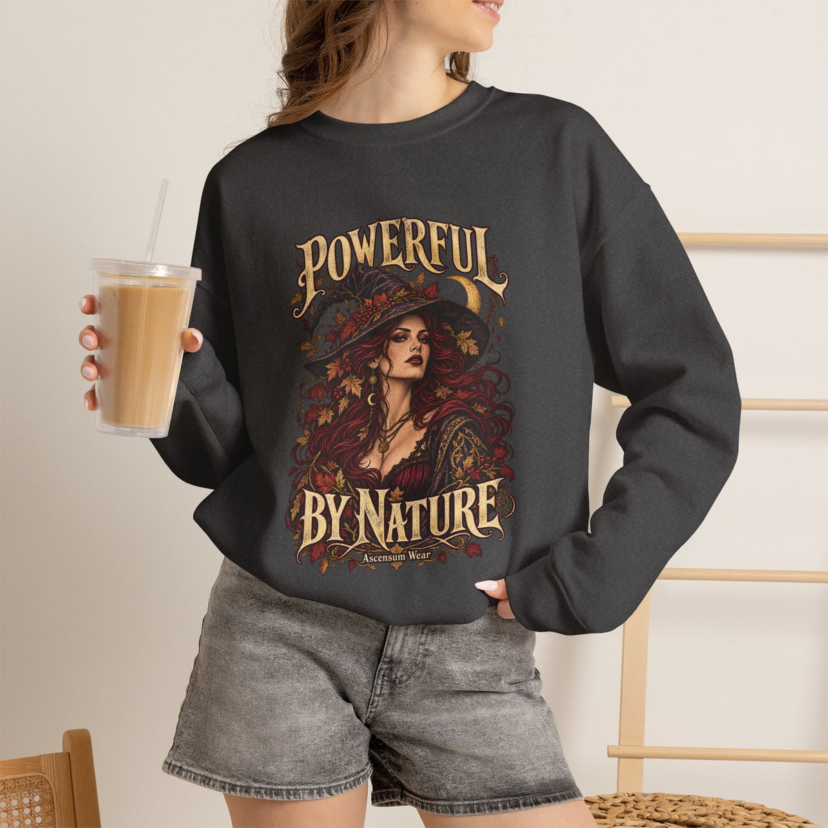 Powered By Nature — Halloween Unisex Crewneck | Ascensum Wear