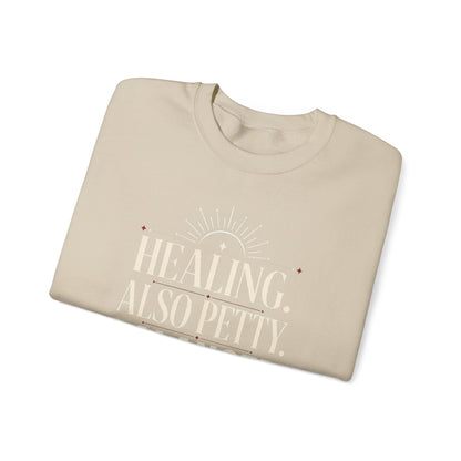 Healing. Also Pretty. Balanced. — Women's Empowerment Crewneck | Ascensum Wear