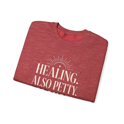 Healing. Also Pretty. Balanced. — Women's Empowerment Crewneck | Ascensum Wear