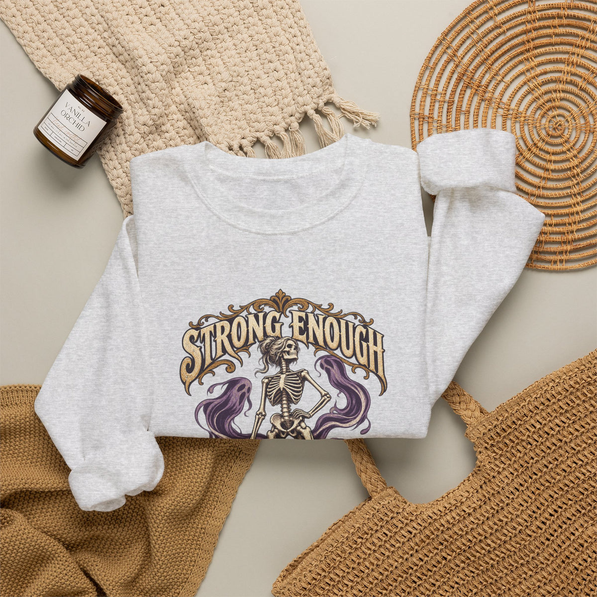 Strong Enough to Haunt You — Halloween Unisex Crewneck | Ascensum Wear