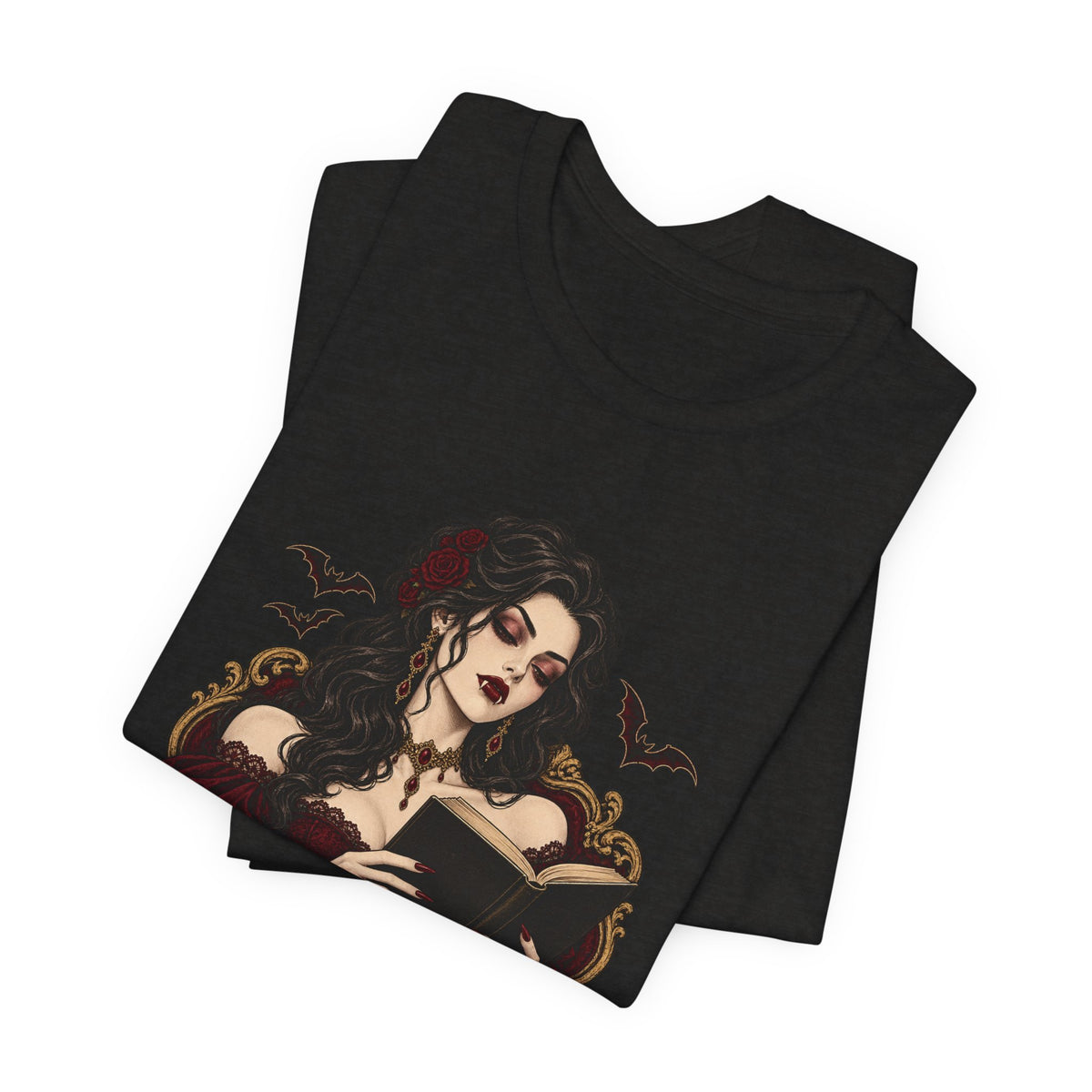 Unbothered & Undead — Women's Gothic Halloween Tee | Ascensum Wear