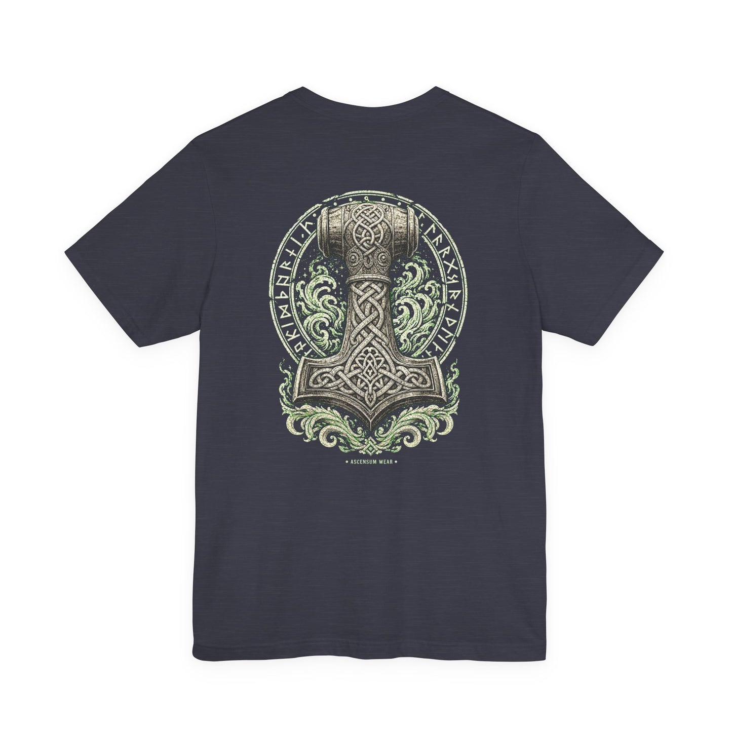 Mjölnir — Norse Hammer Back Print T-Shirt | Ascensum Wear