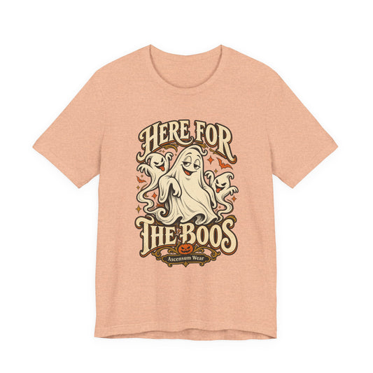 Here for the Boos — Vintage Ghost Trio Unisex Tee | Ascensum Wear