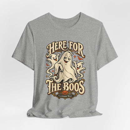 Here for the Boos — Vintage Ghost Trio Unisex Tee | Ascensum Wear