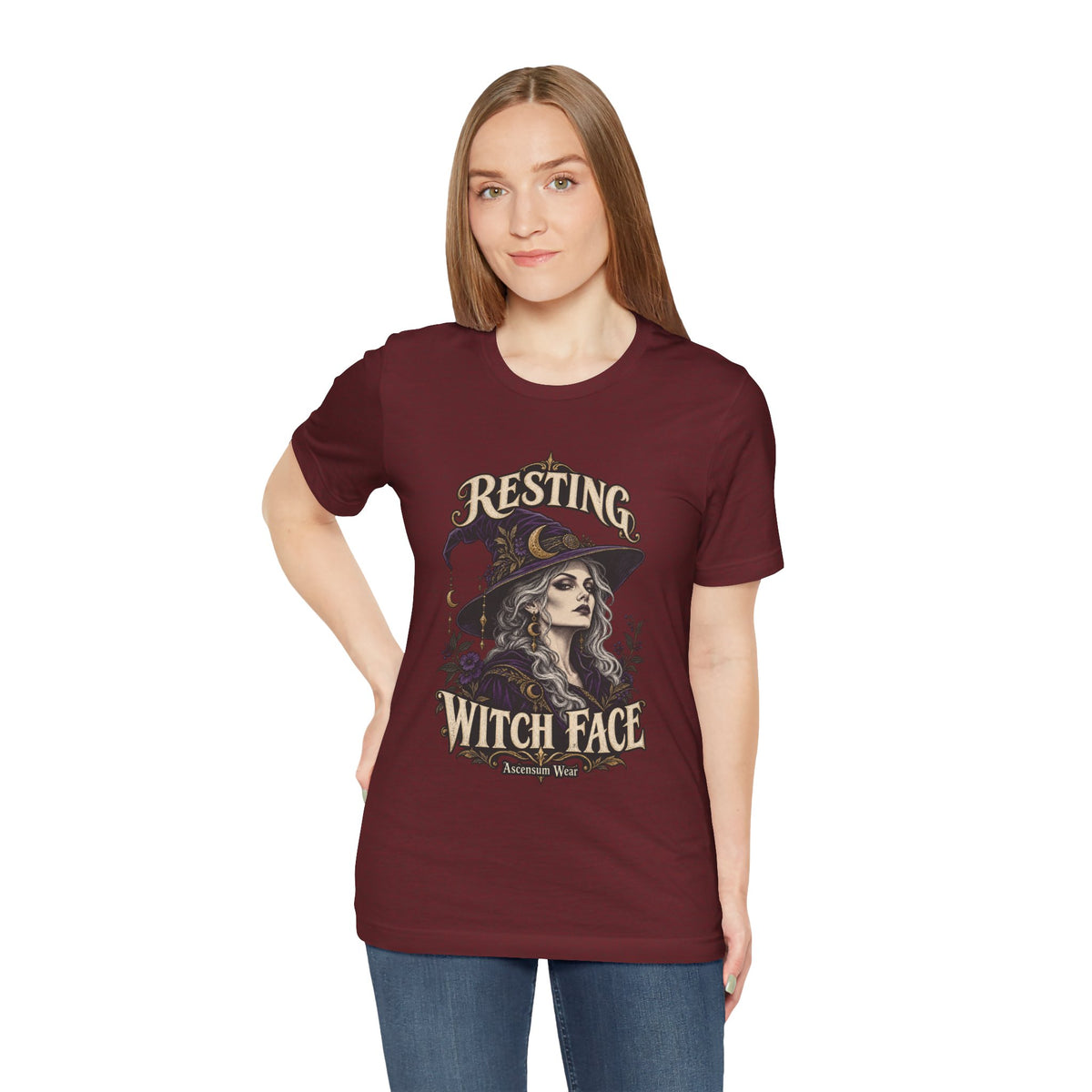 Resting Witch Face — Halloween Unisex Tee | Ascensum Wear