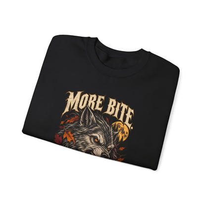 More Bite Less Bark — Halloween Unisex Crewneck | Ascensum Wear