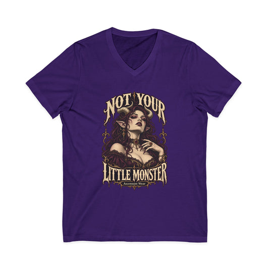 Not Your Little Monster — Halloween Graphic V Neck | Ascensum Wear