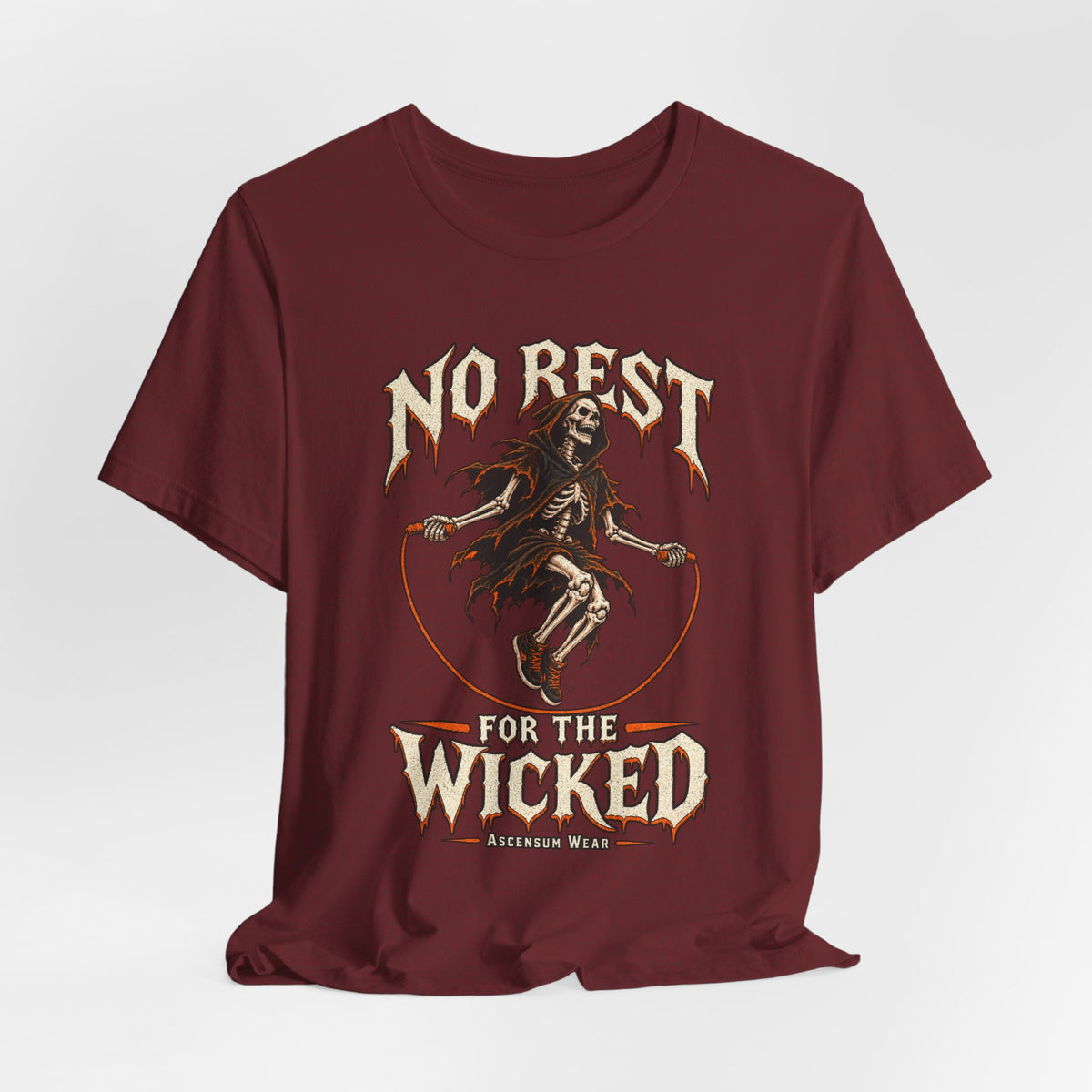 No Rest for the Wicked — Halloween Unisex Tee | Ascensum Wear