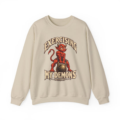Exercising My Demons — Halloween Unisex Crewneck | Ascensum Wear