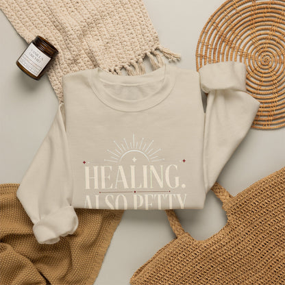 Healing. Also Pretty. Balanced. — Women's Empowerment Crewneck | Ascensum Wear