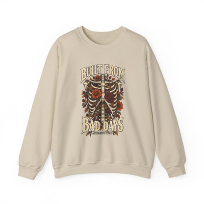 Bullet From Bad Days — Skeleton Flowers Halloween Crewneck | Ascensum Wear