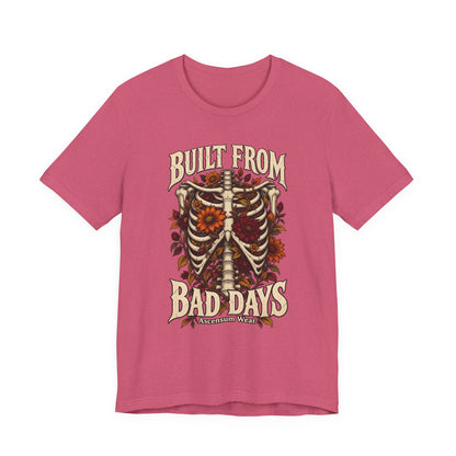 Bullet From Bad Days — Skeleton Flowers Halloween Tee | Ascensum Wear