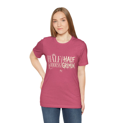 Half Goddess, Half Gremlin — Women's Empowerment Tee | Ascensum Wear