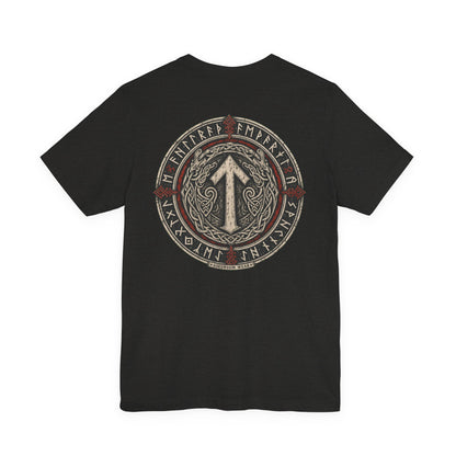 Runic Circle Seal — Norse Back Print T-Shirt | Ascensum Wear