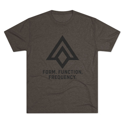 Form. Function. Frequency.  Logo Signature Alignment Tee