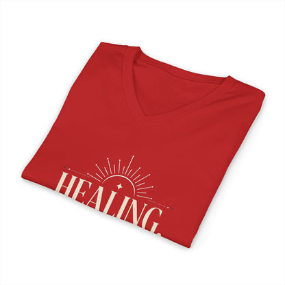 Healing. Also Petty. Balanced. | Women's Empowerment V Neck