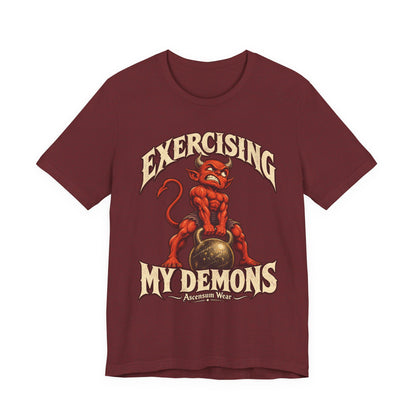 Exercising My Demons — Halloween Unisex Tee | Ascensum Wear