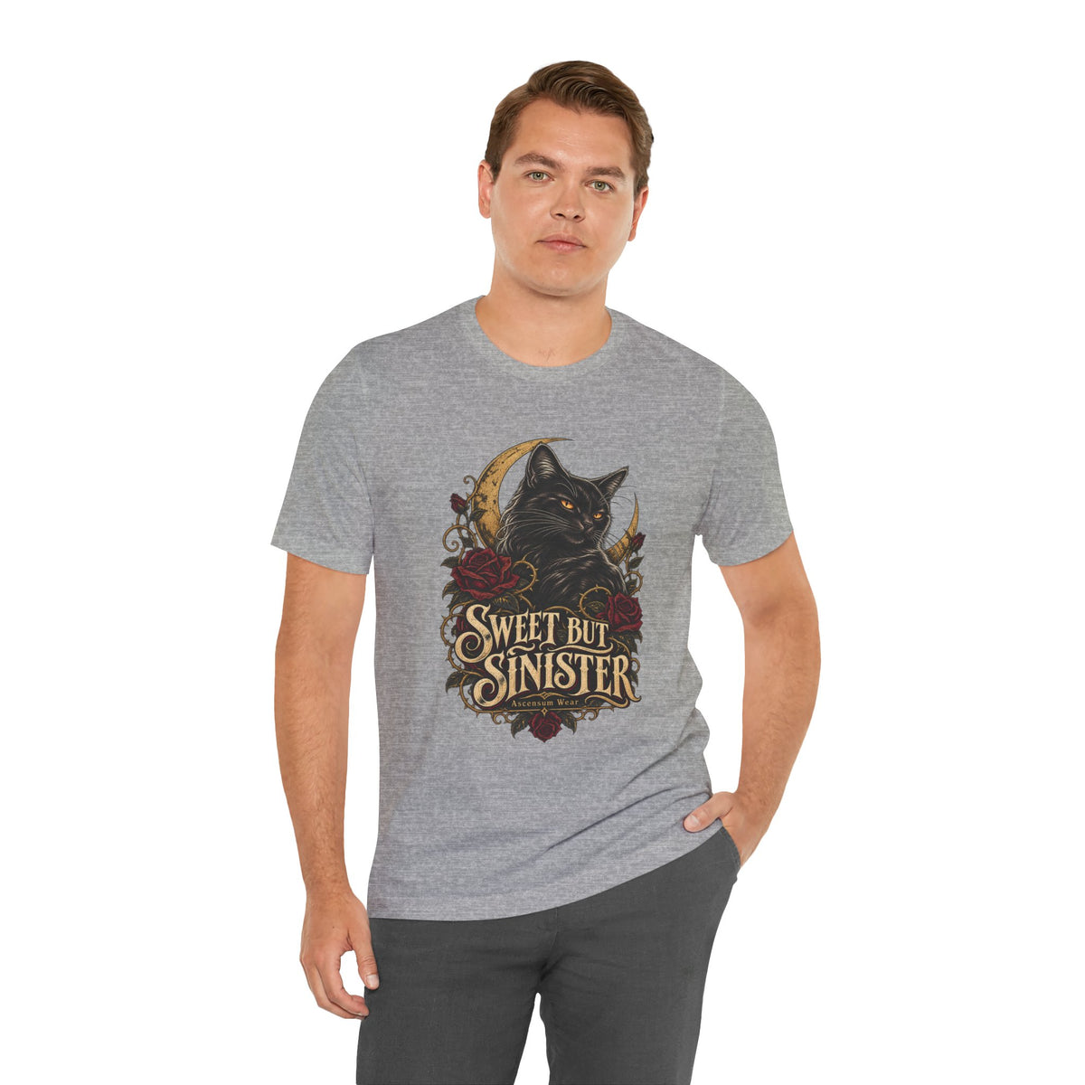 Sweet But Sinister — Black Cat Halloween Tee | Ascensum Wear