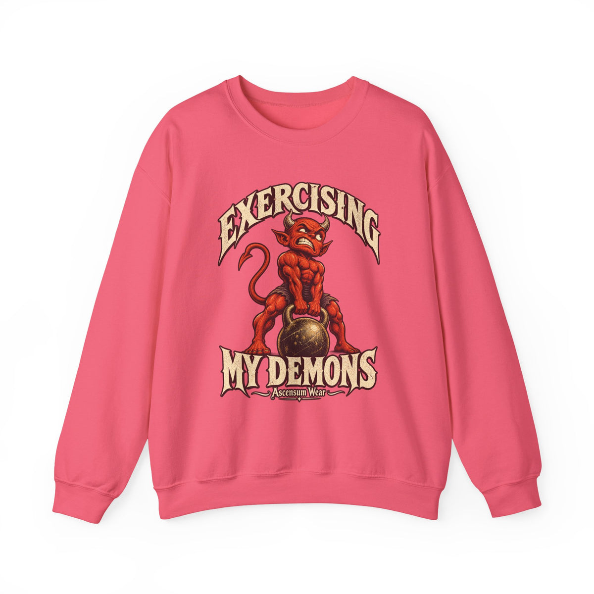 Exercising My Demons — Halloween Unisex Crewneck | Ascensum Wear