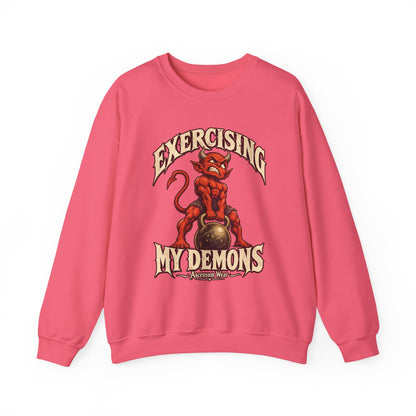 Exercising My Demons — Halloween Unisex Crewneck | Ascensum Wear