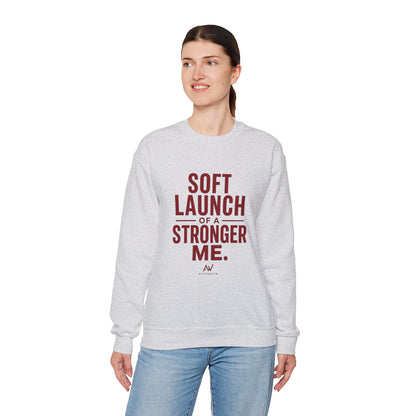 Soft Launch of a Stronger Me — Women's Empowerment Crewneck | Ascensum Wear