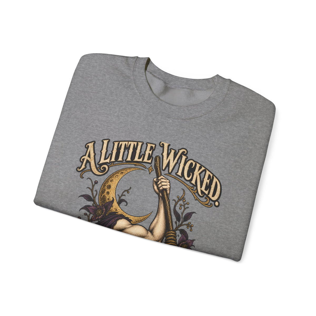 A Little Wicked A Lot Stronger — Halloween Unisex Crewneck Sweatshirt | Ascensum Wear