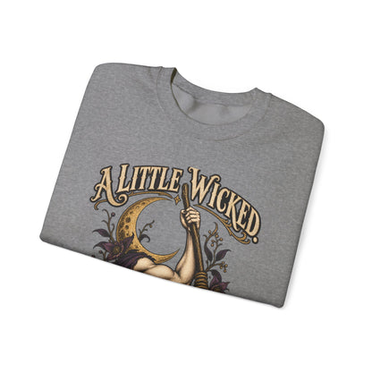 A Little Wicked A Lot Stronger — Halloween Unisex Crewneck Sweatshirt | Ascensum Wear