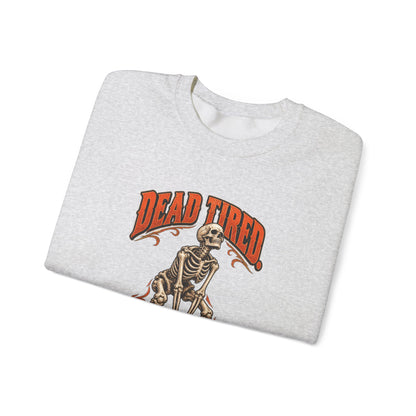 Dead Tired Still Lifting — Halloween Fitness Unisex Crewneck | Ascensum Wear