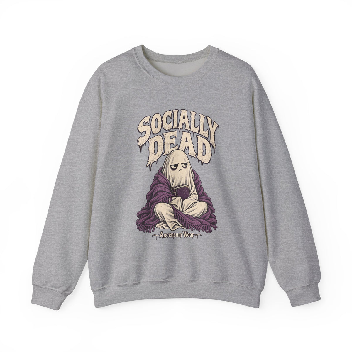 Socially Dead — Halloween Unisex Crewneck | Ascensum Wear