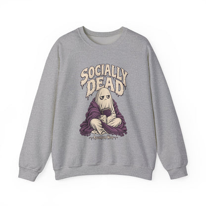 Socially Dead — Halloween Unisex Crewneck | Ascensum Wear