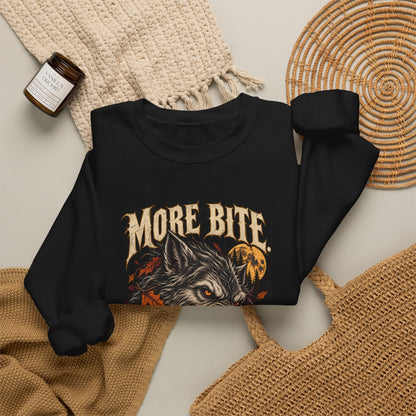 More Bite Less Bark — Halloween Unisex Crewneck | Ascensum Wear