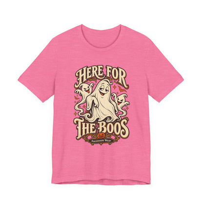 Here for the Boos — Vintage Ghost Trio Unisex Tee | Ascensum Wear