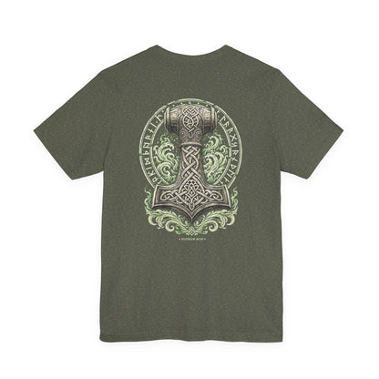 Mjölnir — Norse Hammer Back Print T-Shirt | Ascensum Wear