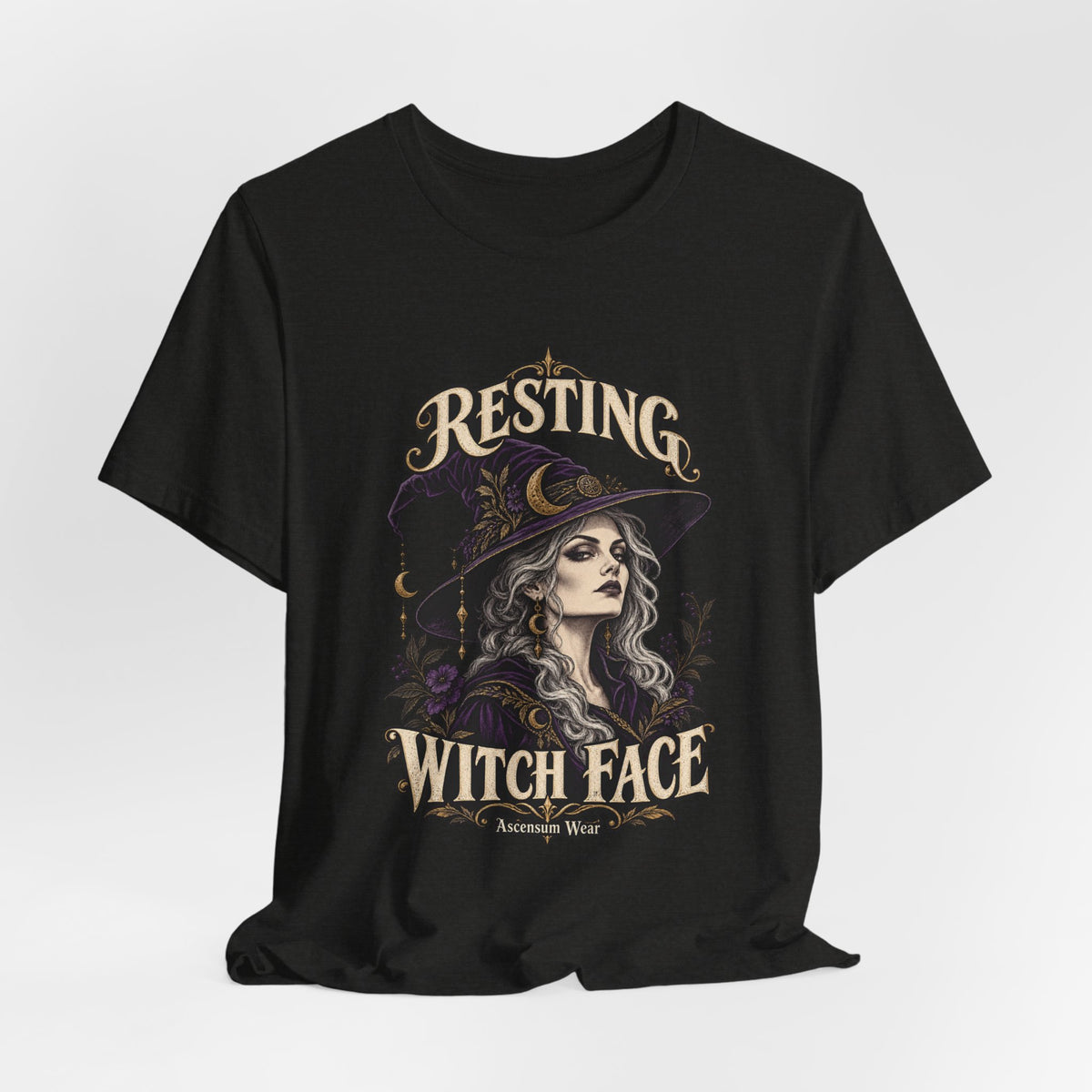 Resting Witch Face — Halloween Unisex Tee | Ascensum Wear
