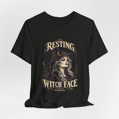 Resting Witch Face — Halloween Unisex Tee | Ascensum Wear