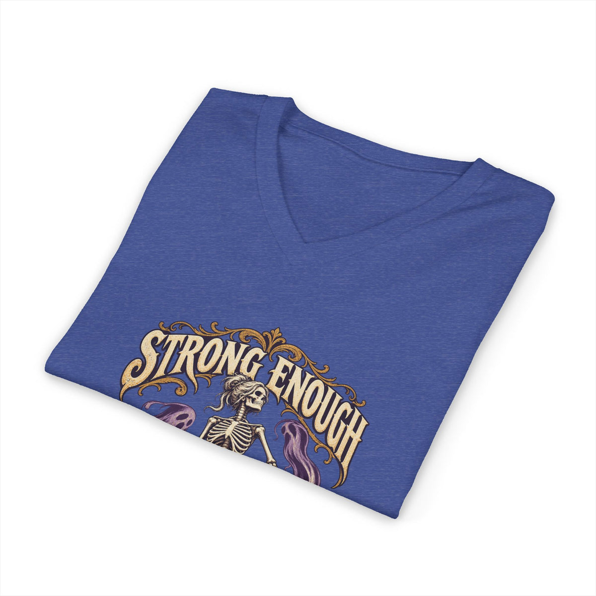 Strong Enough to Haunt You — Halloween Unisex V Neck | Ascensum Wear