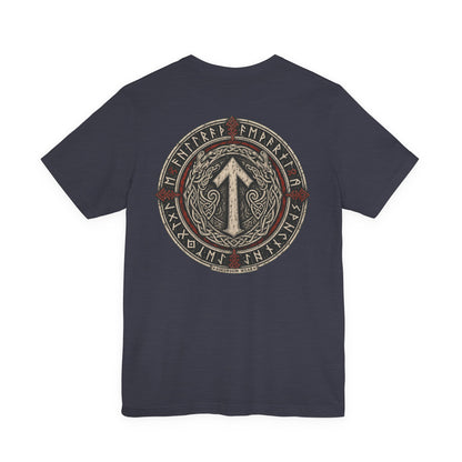 Runic Circle Seal — Norse Back Print T-Shirt | Ascensum Wear