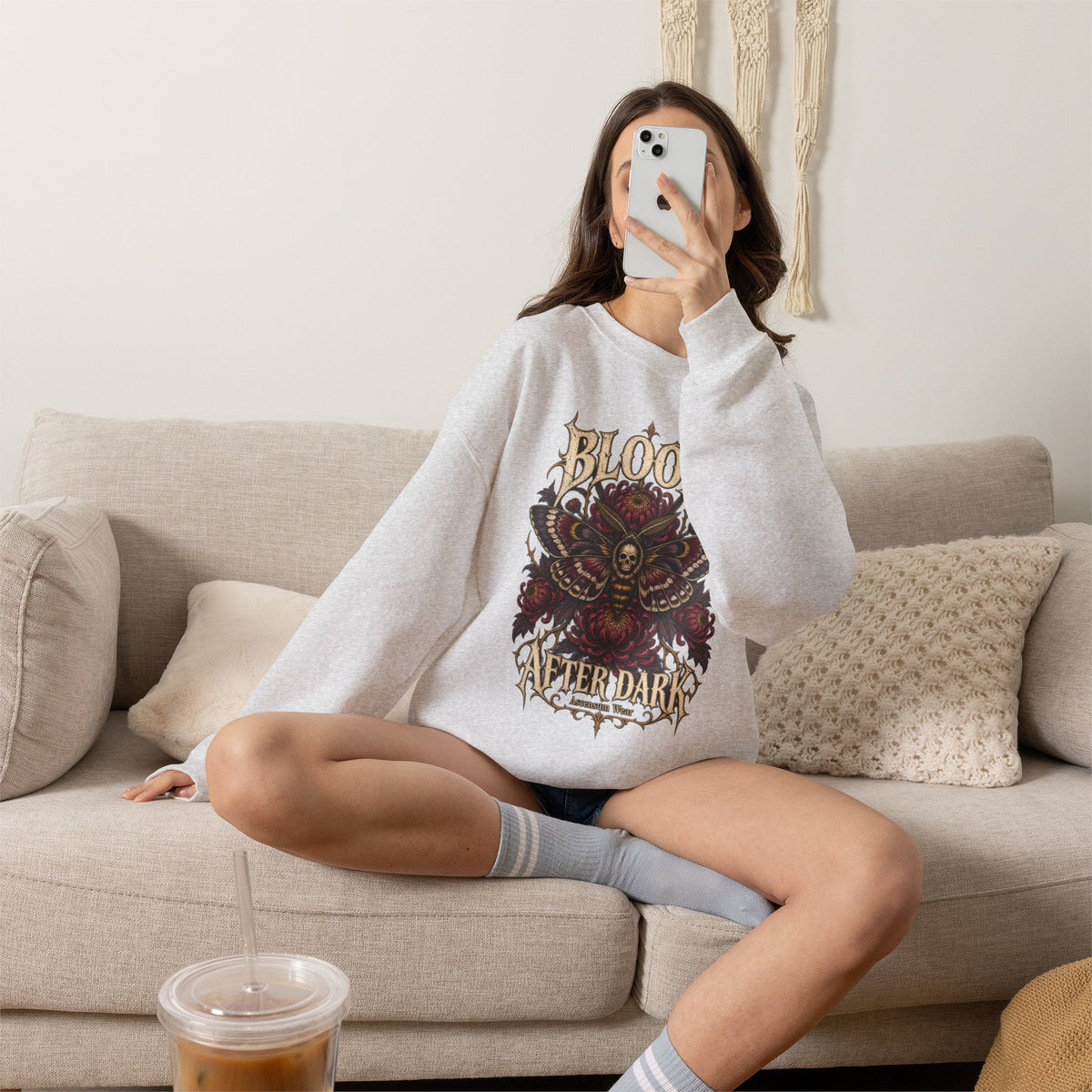 Bloom After Dark — Halloween Unisex Crewneck | Ascensum Wear