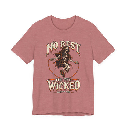 No Rest for the Wicked — Halloween Unisex Tee | Ascensum Wear