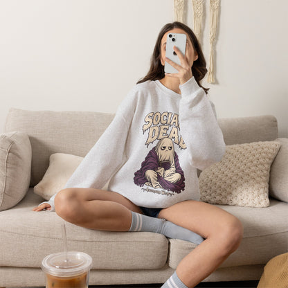 Socially Dead — Halloween Unisex Crewneck | Ascensum Wear