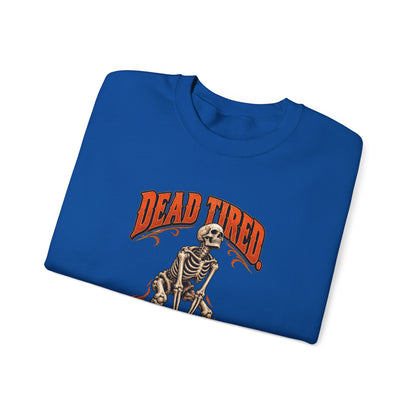 Dead Tired Still Lifting — Halloween Fitness Unisex Crewneck | Ascensum Wear