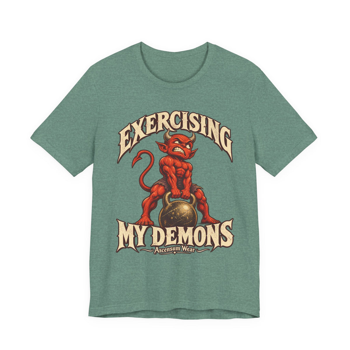 Exercising My Demons — Halloween Unisex Tee | Ascensum Wear